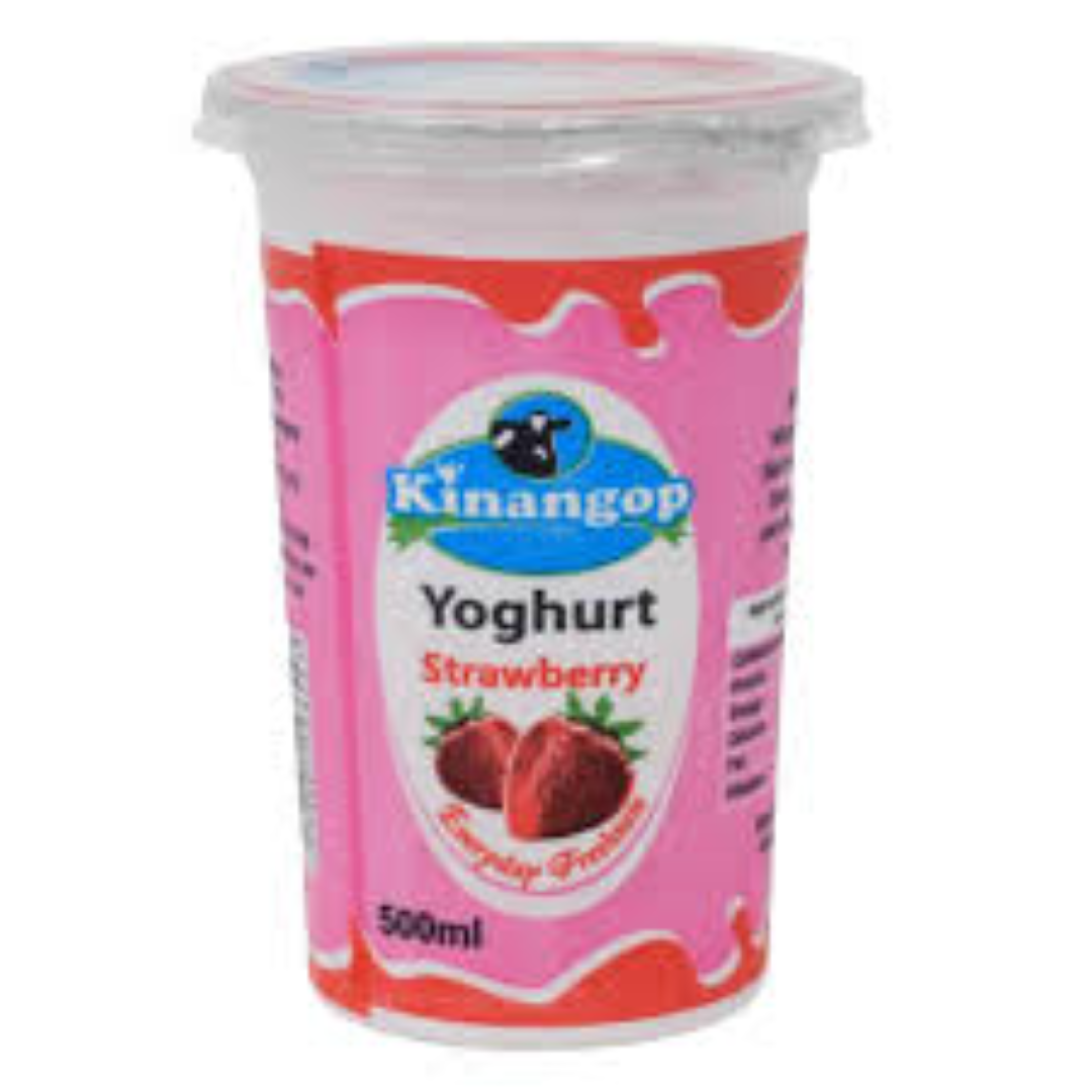 KINANGOP YOGHURT STRAWBERRY 500ML BTL
